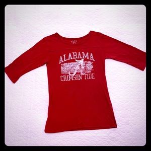 Women’s Alabama 🐘 3/4 Length Shirt